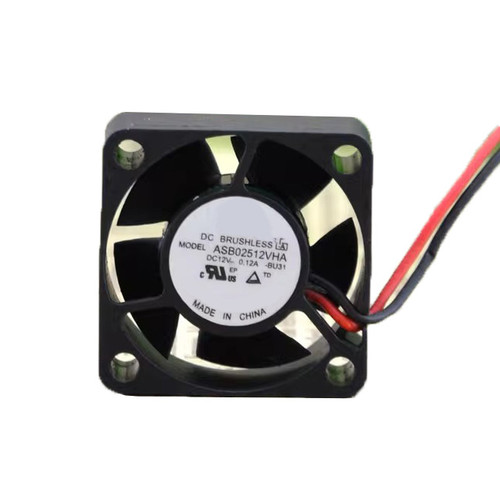 Cooling Fan For DELTA ASB02512VHA-BU31 25*25*10MM DC12V 0.12A 2lines New