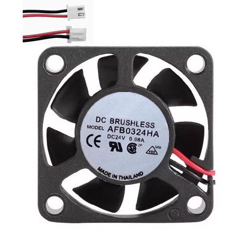 Cooling Fan For DELTA AFB0324HA 30*30*10MM DC24V 0.08A 2lines New