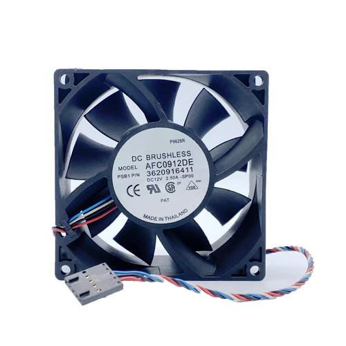 Cooling Fan For DELTA AFC0912DE-SP00 3620916411 90*90*38MM DC12V 2.50A 4lines New