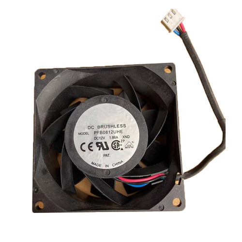 Cooling Fan For DELTA PFB0812UHE-XND 80*80*38MM DC12V 1.86A 3lines New