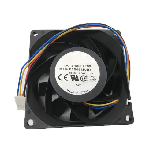Cooling Fan For DELTA PFB0812UHE-7D63 80*80*38MM DC12V 1.86A 4lines New