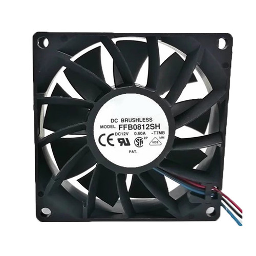Cooling Fan For DELTA FFB0812SH-T7MB 80*80*25MM DC12V 0.60A 3lines New