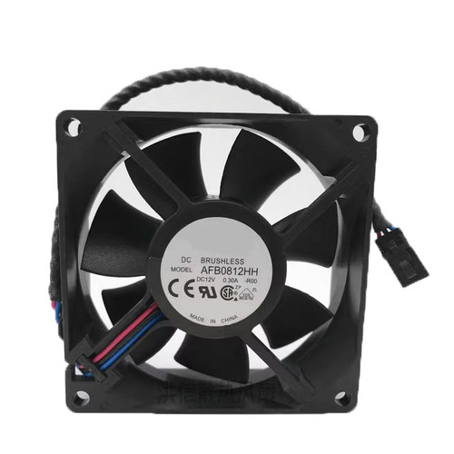 Cooling Fan For DELTA AFB0812HH-R00 80*80*25MM DC12V 0.30A 3lines New