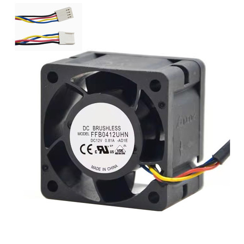 Cooling Fan For DELTA FFB0412UHN-AD1E 40*40*28MM DC12V 0.81A 4ines New