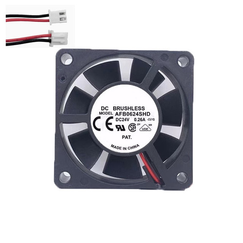 Cooling Fan For DELTA AFB0624SHD-CU1Q 60*60*10MM DC24V 0.26A 2ines New