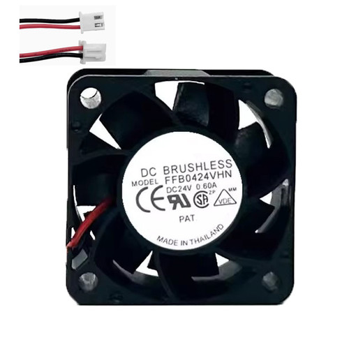 Cooling Fan For DELTA FFB0424VHN 40*40*28MM DC24V 0.60A 2ines New
