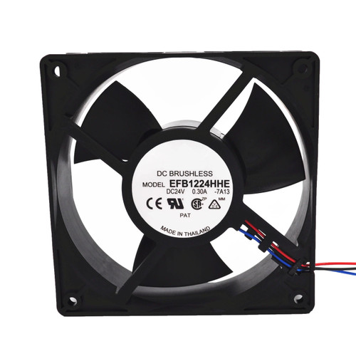 Cooling Fan For DELTA EFB1224HHE-7A13 120*120*38MM DC24V 0.30A 3ines New