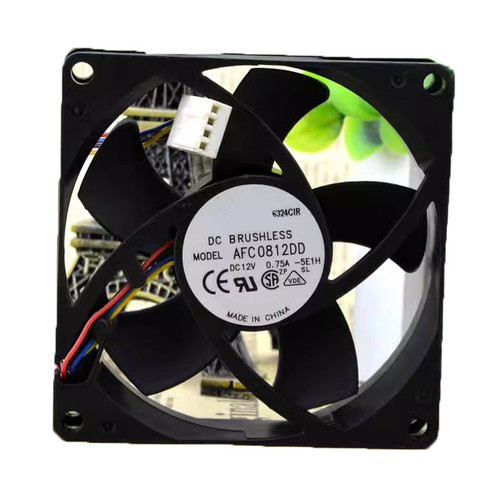 Cooling Fan For DELTA AFC0812DD-5E1H 80*80*20MM DC12V 0.75A 4ines New
