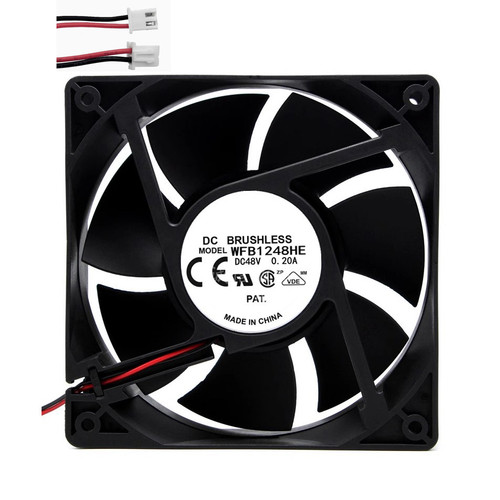 Cooling Fan For DELTA WFB1248HE 120*120*38MM DC48V 0.20A 2ines New