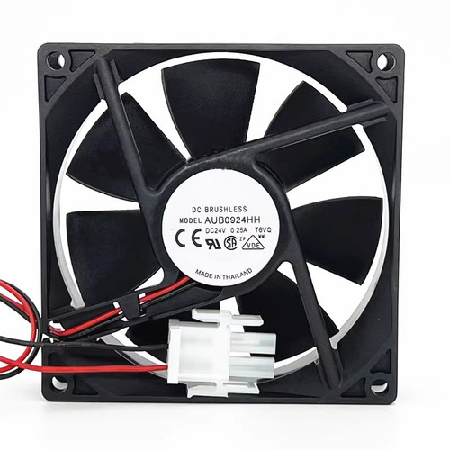 Cooling Fan For DELTA AUB0924HH-T6VQ 90*90*25MM DC24V 0.25A 2ines New