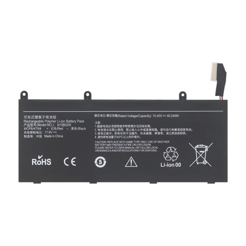 Laptop Battery For XIAOMI RedmiBook 14 II XMA2007-AJ XMA2001-AJ XMA2011-CJ XMA2011-CN N15B02W 15.4V 2600mAh 40.04Wh New