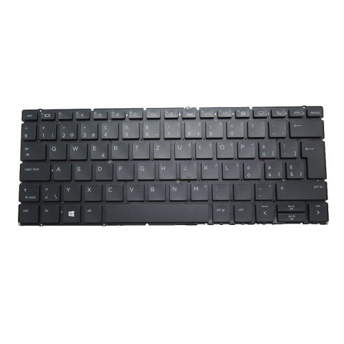 Laptop Keyboard For HP EliteBook X360 830 G5 830 G6 L56442-BG1 L40527-BG1 with backlit no Frame Swiss SW Black