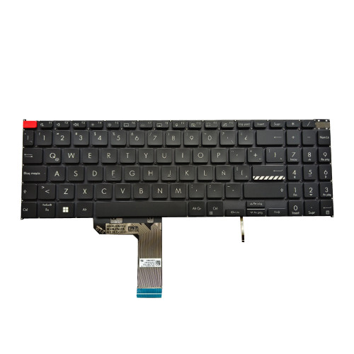 Laptop Keyboard For ASUS Vivobook Pro 15 OLED Q530V Q530VJ Black Without Frame With Backlight Latin America LA