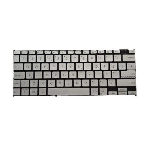 Laptop Keyboard For ASUS Vivobook S 14 Flip TP3402Z TP3402ZA TP3402V TP3402VA Silver With Backlit United Kingdom UK