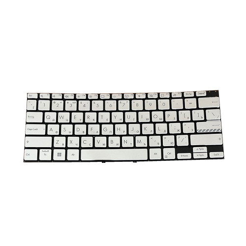 Laptop Keyboard For ASUS Vivobook Pro 14 X3400PA X3400PH Russian RU Silver With Backlit Without Frame