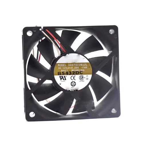 Cooling Fan For AVC DA07020B12L-FAR DC12V 0.2A 7CM 3PIN New