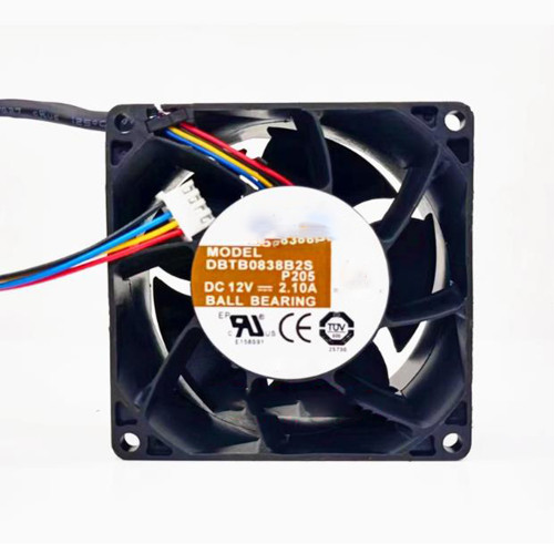 Cooling Fan For AVC DBTB0838B2S P205 DC12V 2.10A 8CM 4PIN New