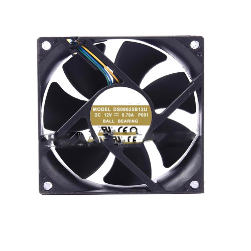 Cooling Fan For AVC DS08025B12U P001 DC12V 0.70A 8CM 3PIN New