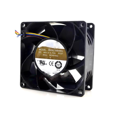 Cooling Fan For AVC 2B09238B48U P037 DC48V 0.70A 9CM 4Lines New