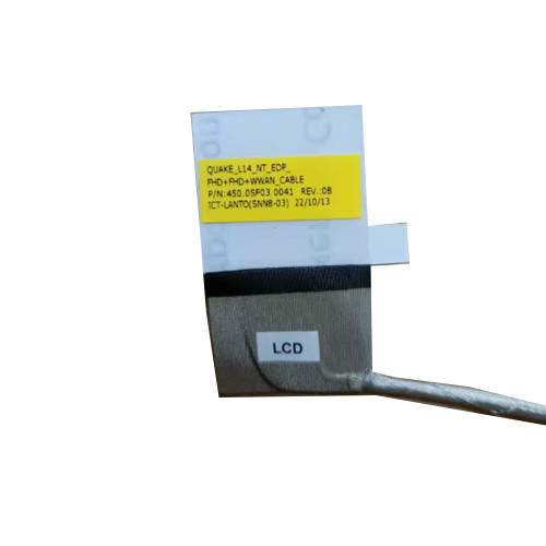 Laptop LCD LVDS Cable For DELL Latitude 3440 (Version 2023) 0F9Y1W F9Y1W 450.0SF03.0041 QUAKE_L14_NT_EDP_FHD+FHD+WWAN_CABLE New