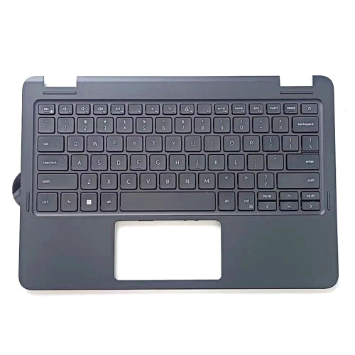 Laptop Palmrest For DELL Latitude 3140 For Latitude 3140 2-in-1 04TGRH 4TGRH 3-cell Without WFC Without Backlit English US Keyboard Without Touchpad Black Upper Case New