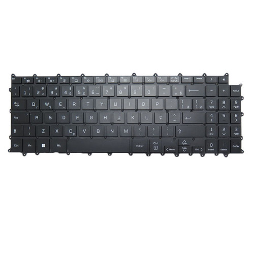 Black Laptop Backlit Keyboard For LG Gram 14Z90T 14Z90T-G 14Z90T-V G.AA55A3 G.AA75A1 G.AA75A9 G.AA78A3 G.AAB2U1 G.AD88A3 G.ADB6U1 GA5HK V.AP88B Brazil BR No Frame New