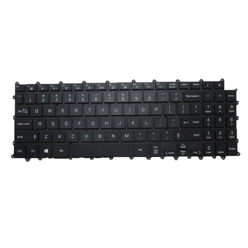 Black Laptop Backlit Keyboard For LG Gram 14Z90T 14Z90T-G 14Z90T-V G.AA55A3 G.AA75A1 G.AA75A9 G.AA78A3 G.AAB2U1 G.AD88A3 G.ADB6U1 GA5HK V.AP88B English US No Frame New