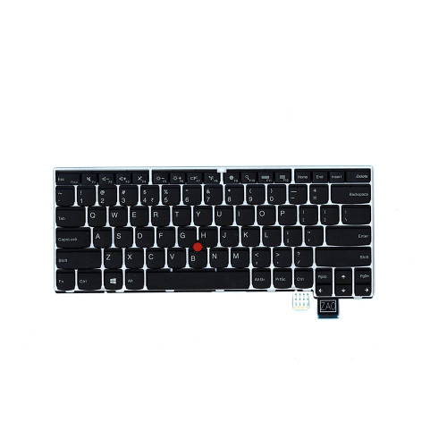 Laptop Keyboard For Lenovo ThinkPad 13 Gen 2 T470S T460S English US 01AV076 01AV036 SN20K44188 With Point Stick With Silver Frame Without Backlit New