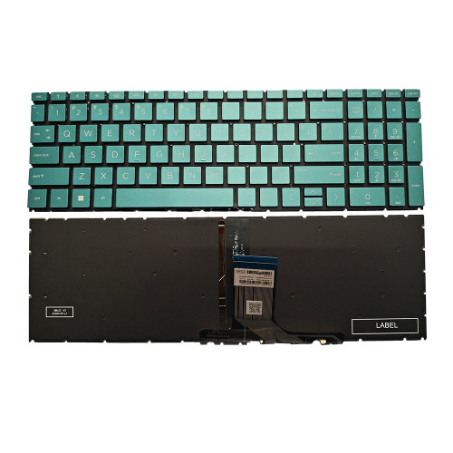 Laptop Keyboard For HP Pavilion 17-CN0000 17-CP0000 17S-CU0000 with backlit United States US Green