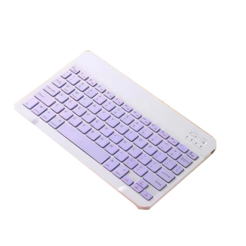 Purple Tablet bluetooth keyboard universal wireless portable mini external keyboard For 10 Inches iPad mobile tablet bluetooth keyboard New