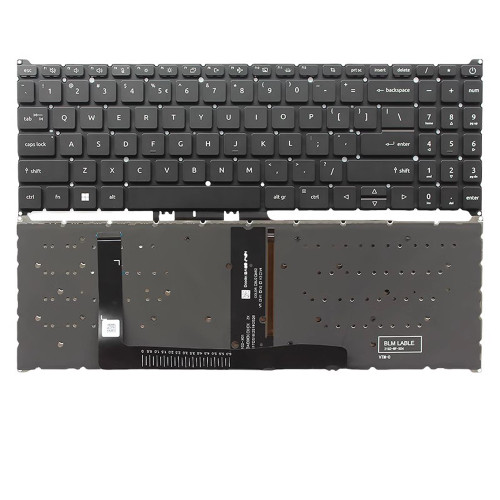 Laptop Backlit Keyboard For ACER Nitro V 15 ANV15-51-789J NH.QRYAA.001 English US Black New
