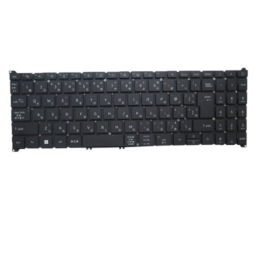 Laptop No Backlit Keyboard For ACER Nitro V 15 ANV15-51-789J NH.QRYAA.001 Japanese JP Black New