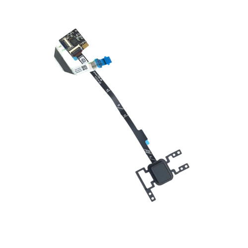 Laptop Fingerprint Reader Module / Power Button Circuit Board with Cable For DELL Vostro 7590 For Inspiron 7590 2-in-1 0M1KH7 M1KH7 0P0D9K P0D9K Black New