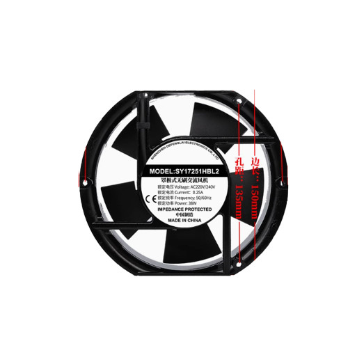 Pure Copper Motor Cooling Fan For SIYOUFAN SY17251HBL2 172*150*51mm Double Ball 220V New