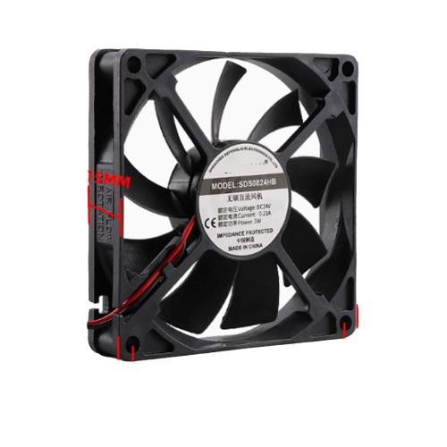 Cooling Fan For SIYOUFAN SDS0824HB 8CM (Thickness1. 5CM) 24V 0.21A New