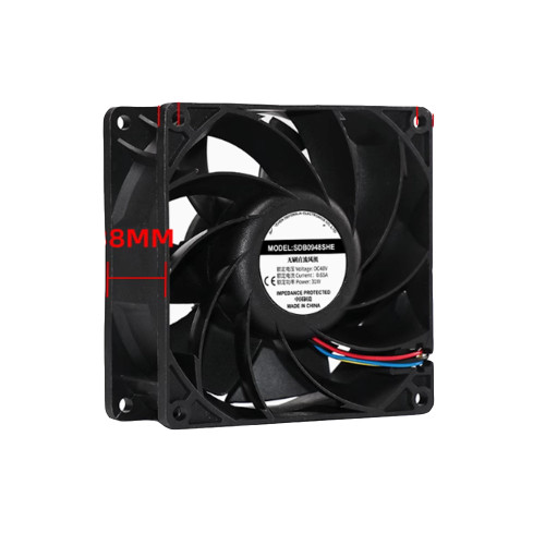 Cooling Fan For SIYOUFAN SFB0948SHE 92*92*38MM 48V 0.65A New