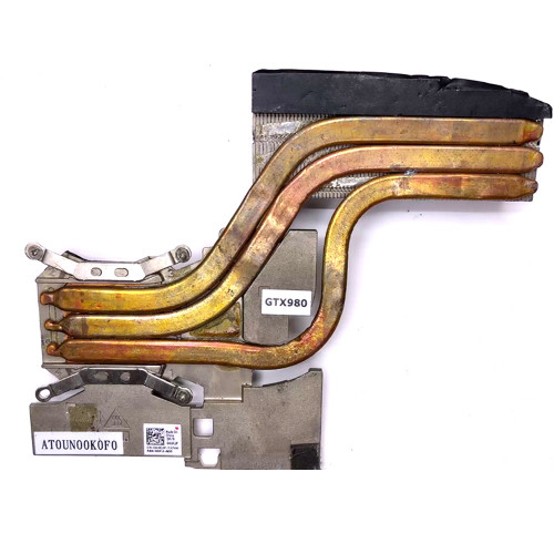 Laptop Heatsink For Alienware 18 Genuine GTX 980 043K2P 43K2P AT0UN00K0F0 Used