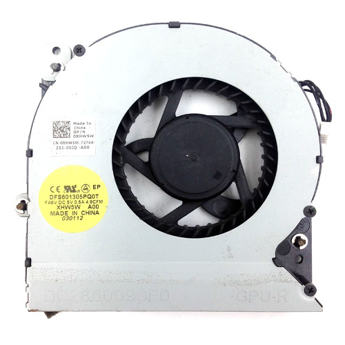 Laptop GPU Fan For Alienware M18X 0XHW5W XHW5W DFS601305PQ0T FA5V DC280009GF0 DC5V New