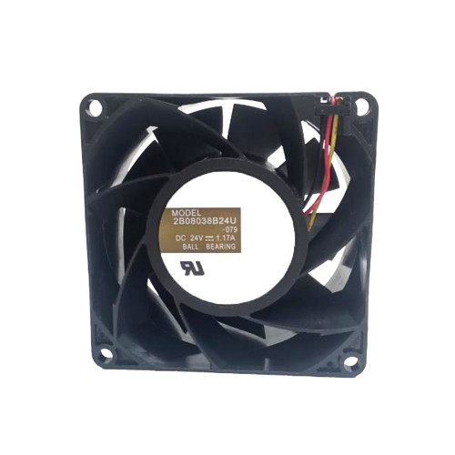 Cooling Fan 2B08038B24U-079 DC24V 1.17A 80*80*38mm 3PIN New