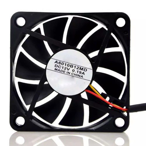 Cooling Fan For SEI A6010B12MD DC12V 0.19A 6010 3-Wire New