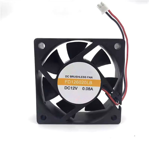Cooling Fan For Y.S.TECH FD126020LB DC12V 0.08A 6020 2-Wire New