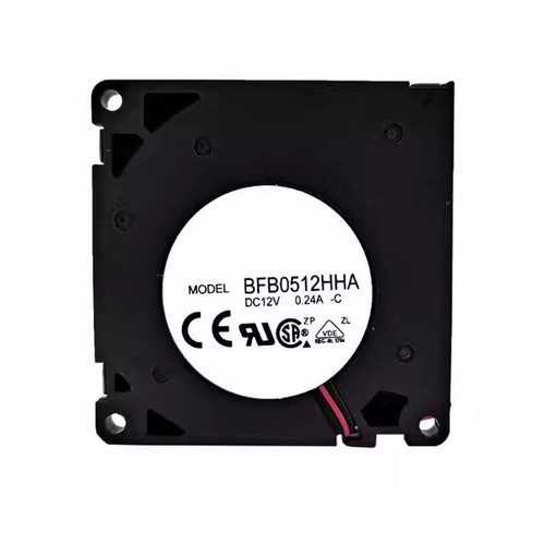 Cooling Fan For DELTA BFB0512HHA-C 50*50*10MM DC12V 0.24A 2lines New