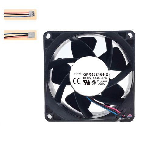 Cooling Fan For DELTA QFR0824GHE-CE76 DC24V 0.60A 3lines New