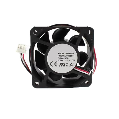 Cooling Fan For DELTA QFR0624GH-C38 3AUA0000088115 60*60*25MM DC24V 0.21A 3lines New