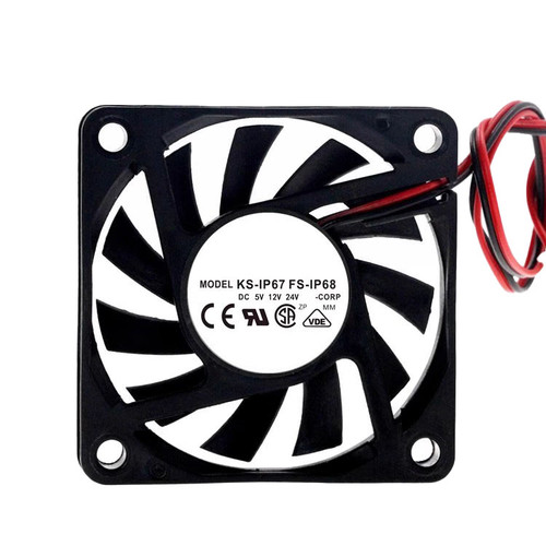 Cooling Fan For DELTA KS-IP67 FS-IP68 CORP 60*60*10MM DC5V 12V 24V 2lines New