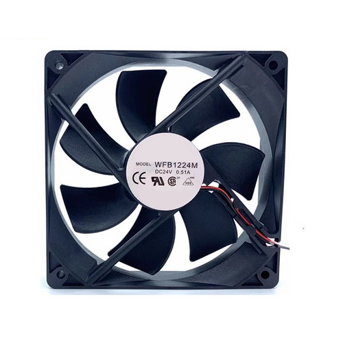 Cooling Fan For DELTA WFB1224M 120*120*25MM DC24V 0.51A 2lines New
