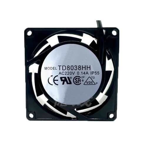 Cooling Fan For DELTA TD8038HH-IP55 80*80*38MM AC2200V 0.14A New