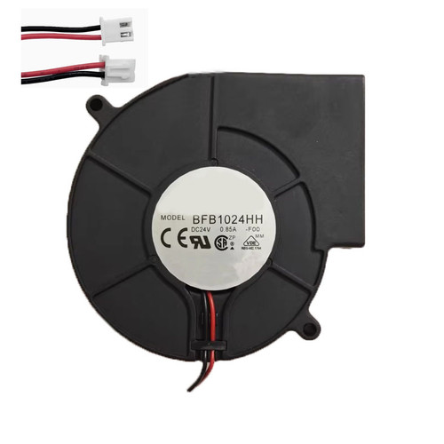 Cooling Fan For DELTA BFB1024HH-F00 97*97*33MM DC24V 0.85A 2lines New