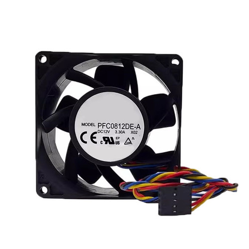 Cooling Fan For DELTA PFC0812DE-AX02 80*80*38MM DC12V 3.30A 4lines New
