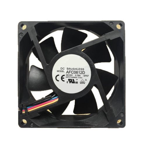 Cooling Fan For DELTA AFC0812D-SP07 80*80*25MM DC12V 0.78A 4lines New